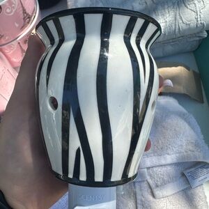 Zebra print wax warmer